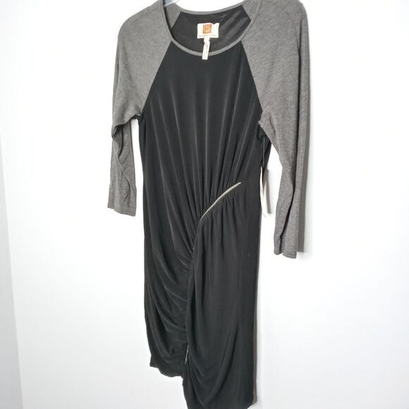Laundry by Design black and gray dress size 4 - Picture 4 of 11